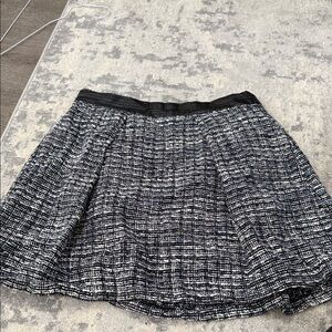 Forever 21 Black and White Tweed Mini Skirt